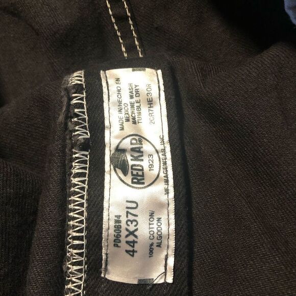 Red Cap Black Jeans 44/37 - Picture 2 of 5